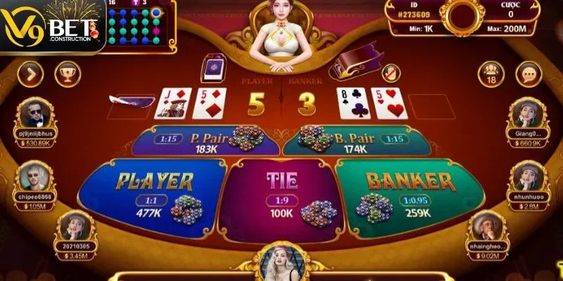 Top trò chơi được ưa chuộng tại Casino V9bet