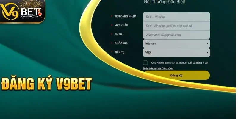 Đăng Ký V9bet đăng ký V9bet mở ra không gian giải trí hấp dẫn