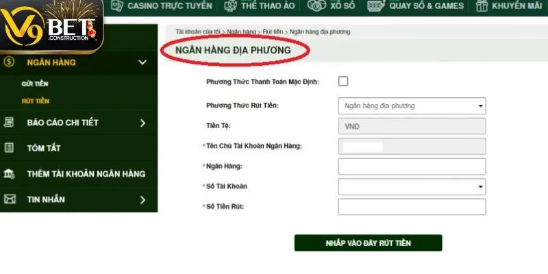 Rút Tiền V9bet Tìm hiểu điều kiện rút tiền V9bet